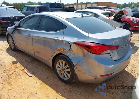 2015 Hyundai Elantra Se from USA, damaged, VIN 5NPDH4AE2FH554745